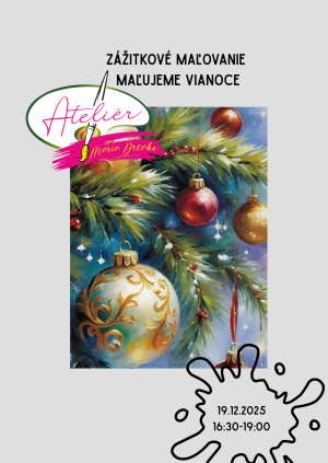 vianočné maľovanie