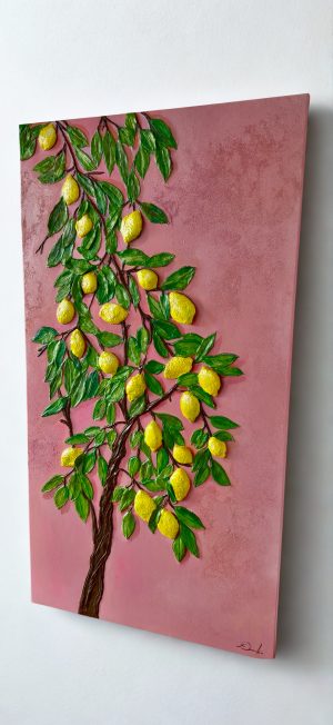 Obraz na predaj - 3d citrónový sen